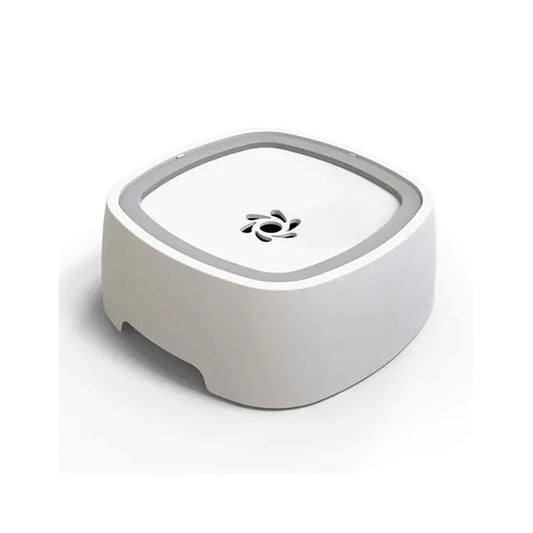 White electronic device with a circular design on a white background